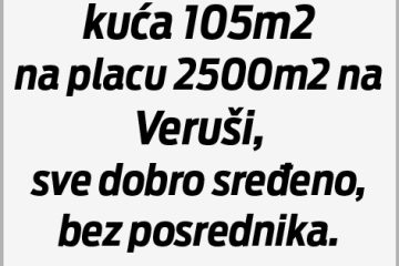 Prodaja kuće na Veruši